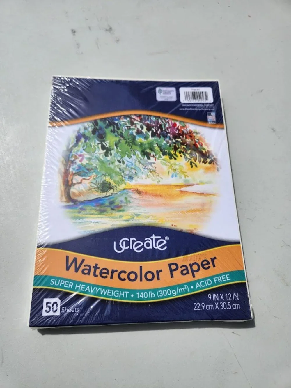 New UCreate Watercolor Paper White, 140 lb. 9